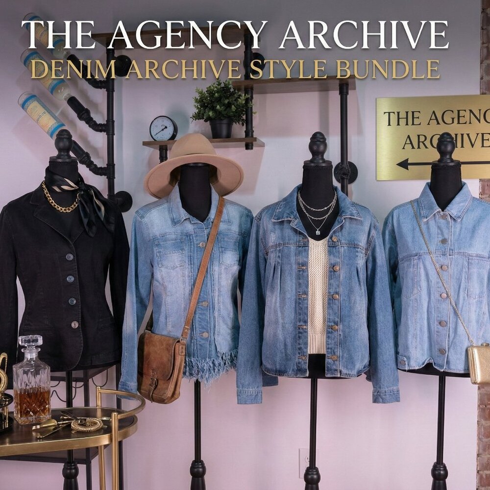 Curated Assorted Brands Denim Archive Style Bundle in Mixed Washes